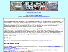 Tablet Screenshot of milkfloats.org.uk